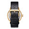 RoHS Ladies Wooden Wrist Watch Classic Design Genuine Leather Strap